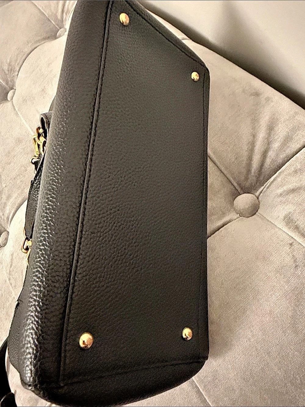 Ralph Lauren RL Logo Tote Black Tote with Tassel Like New - Picture 7 of 10